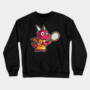 Dragon Tennis Player Funny Coach product Crewneck Sweatshirt